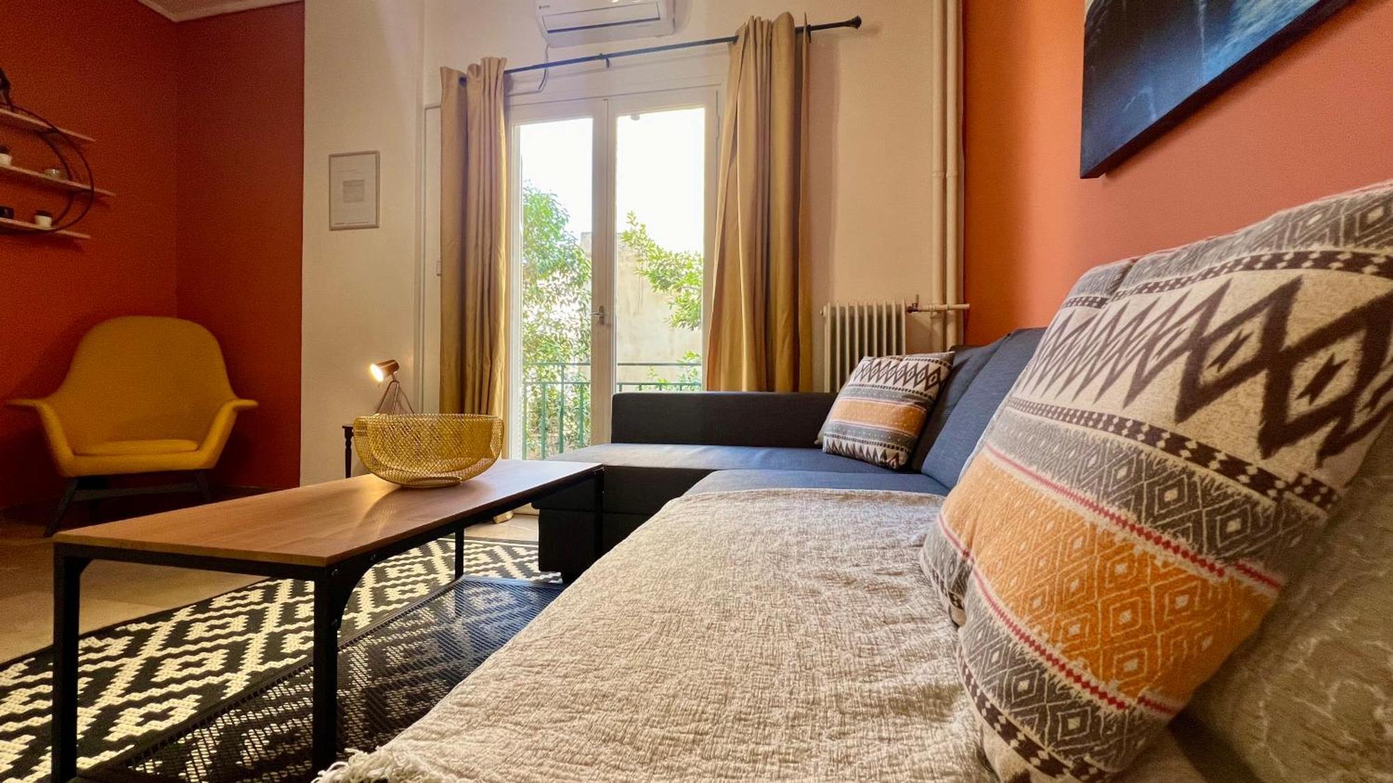 Modern & Cozy 51Sqm Apt In Thisseio Athen Eksteriør bilde